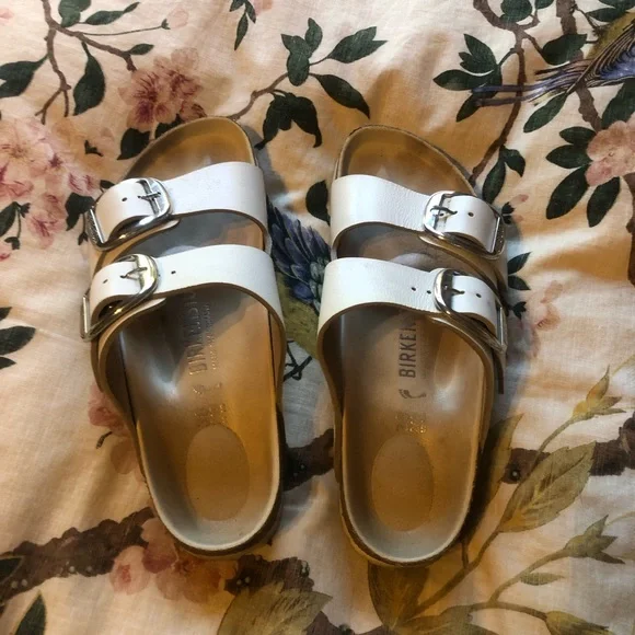 Birkenstock Big Buckle White Leather - Picture 5 of 6